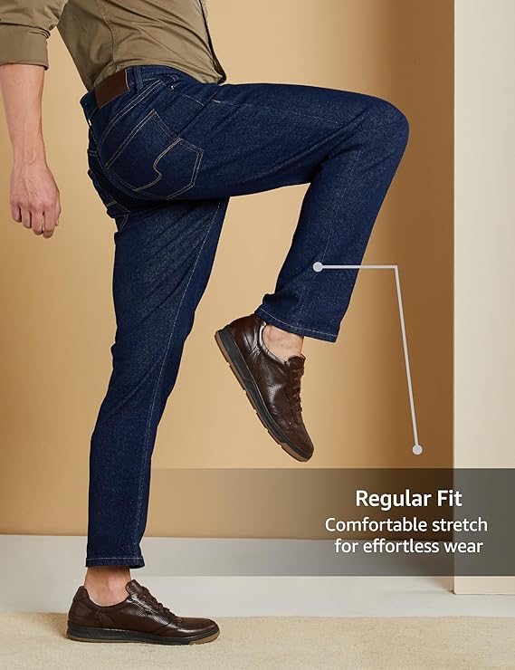 Men's Cotton Stretch Jeans - Image 3