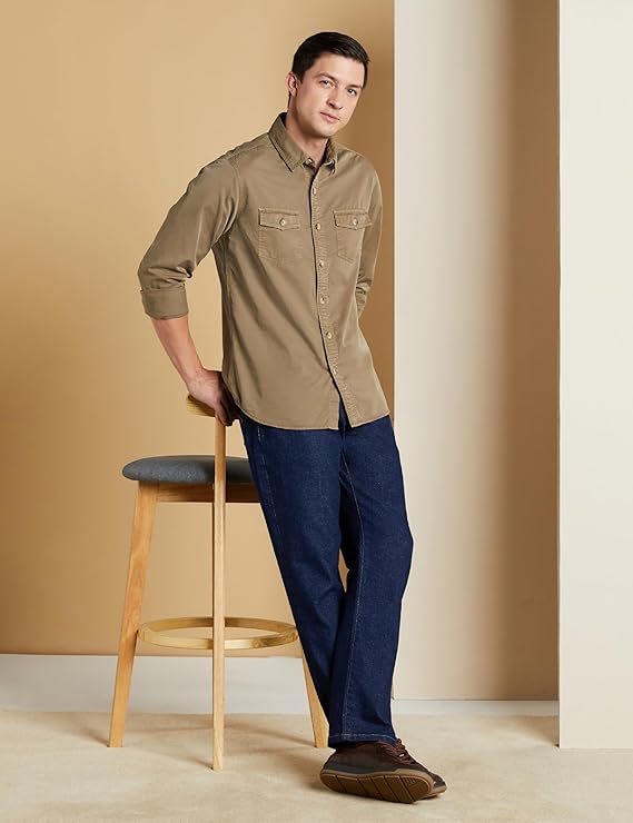 Men's Cotton Stretch Jeans - Image 2