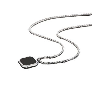 Anti Tarnish Stainless Steel Midnight Charisma Locket Neck Chain